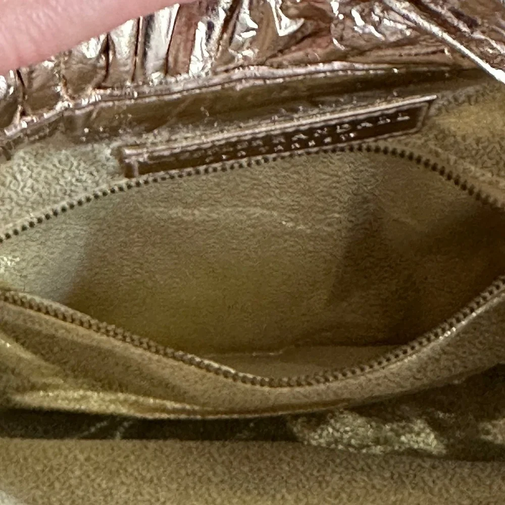 Loeffler Randall x Target Rose Gold Metallic Chain‎ Shoulder Bag Purse Bow Party